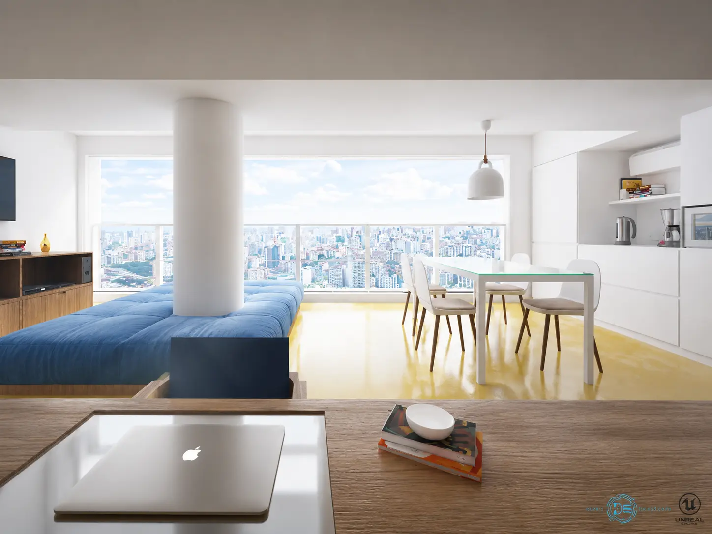Studio Lounge Design - Architecture Visualization visualization screenshot 1